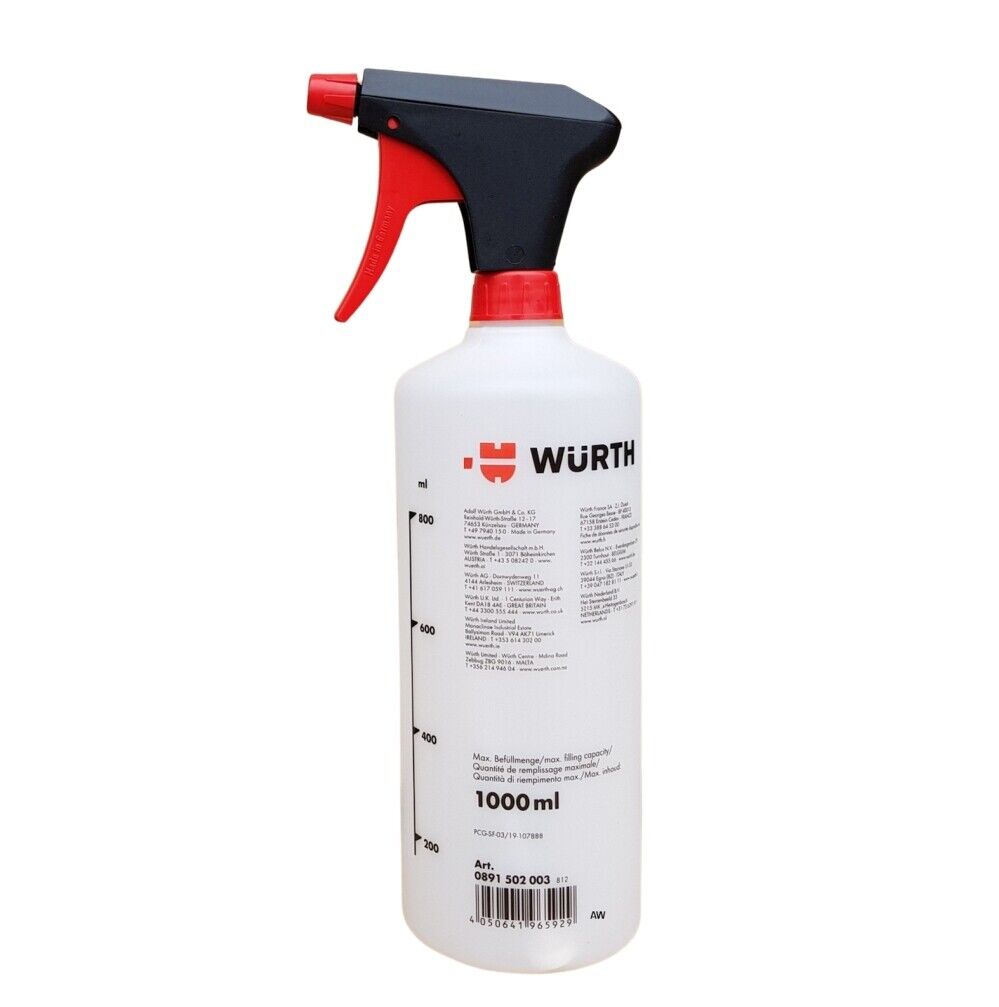 Würth Sprühflasche unbefüllt 0891502002/0891502003 500ml oder 1000ml