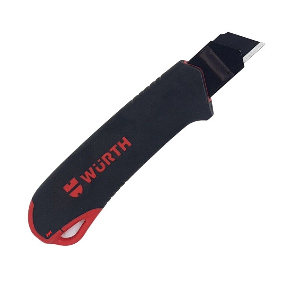 3x Würth 2K Cuttermesser 18mm + 9 Klingen extrem Scharf 071566275 Teppichmesser