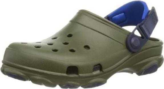 Crocs Unisex Classic All Terrain Clogs Army Green Navy