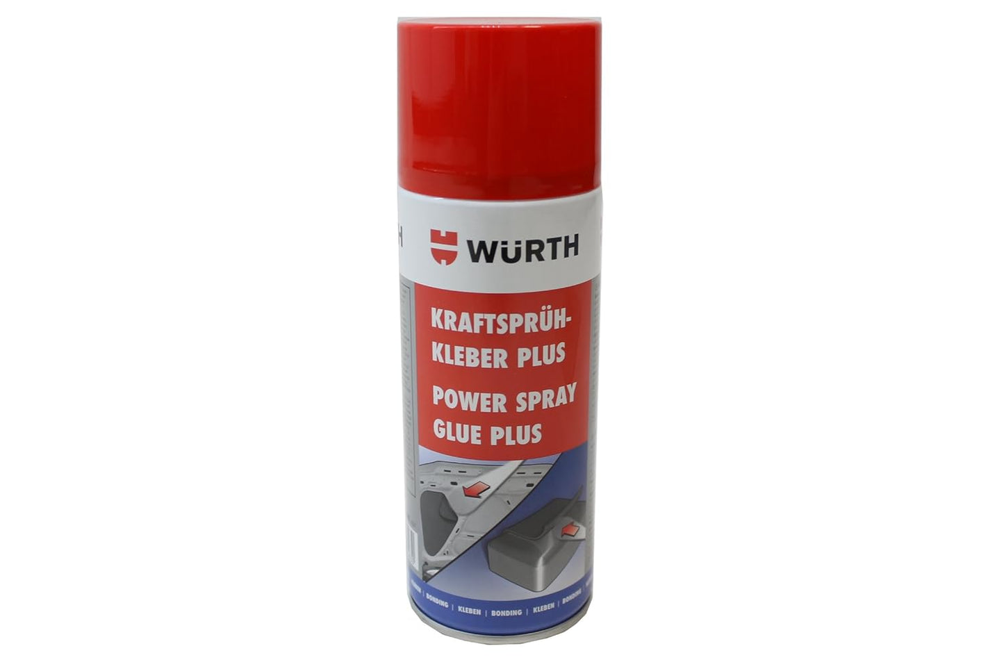 Würth Sprühkleber Power Plus, transparent, 0890100064