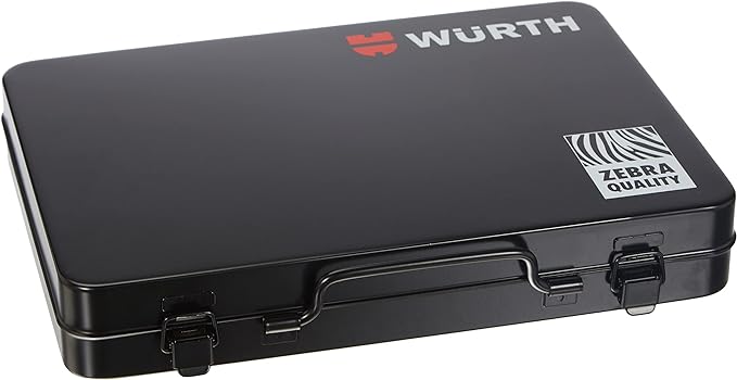 Würth Zebra Steckschlüssel 1/2 Zoll und 1/4 Zoll 59-teiliges Sortiment 096509059