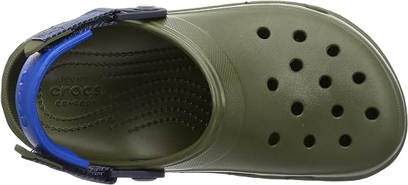 Crocs Unisex Classic All Terrain Clogs Army Green Navy