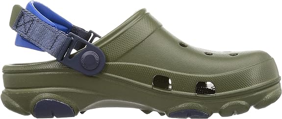 Crocs Unisex Classic All Terrain Clogs Army Green Navy
