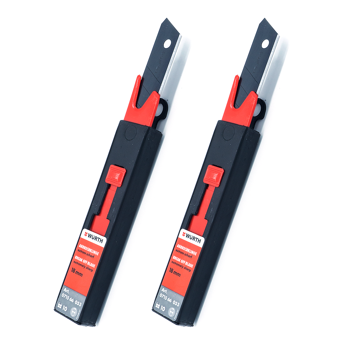 20X Würth Abbrechklingen 071566053 18mm Ersatzklingen für Cuttermesser